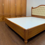 Giường gỗ gõ đỏ – Tạo điểm nhấn tinh tế, sang trọng cho phòng ngủ